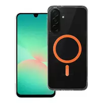 OEM Drop Glue Colorful Ring phone case with MagSafe support for Samsung Galaxy A56 (A566) orange
