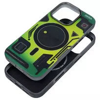 Forcell F-Protect Levels phone case with MagSafe support for iPhone 16 Pro Max, green