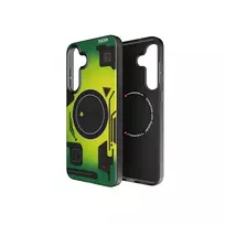 Forcell F-Protect Levels Dual Layer 4D phone case with MagSafe support for Samsung Galaxy S25+ (S936) green (Military)