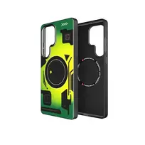 Forcell F-Protect Levels dual-layer phone case with MagSafe support for Samsung Galaxy S25 Ultra (S938) green (Military)