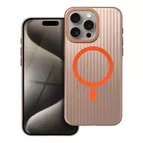 OEM Simply SIMPLY phone case with MagSafe support for iPhone 15 Pro Max, beige