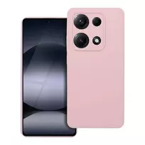 OEM SILICONE Case 2mm for XIAOMI REDMI NOTE 14S in sand pink