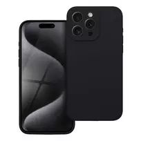 OEM Silicone 2mm phone case for iPhone 15 Pro Max black