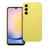 OEM Silicone 2mm phone case for Samsung Galaxy A25 (A256) yellow
