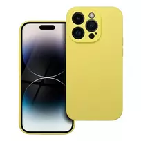 OEM Silicone 2mm phone case for iPhone 14 Pro, yellow
