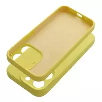 OEM Silicone 2mm phone case for iPhone 16 Pro, yellow