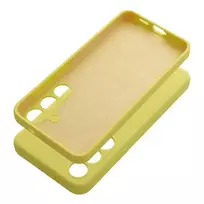 OEM SILICONE Case 2mm for XIAOMI REDMI NOTE 14 Pro 4G, lemon color