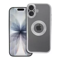 OEM GLAM phone case for iPhone 17 silver