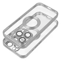 OEM GLAM phone case for iPhone 16e silver