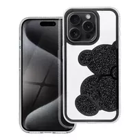 OEM TEDDY BEAR phone case for iPhone 16 Pro Max black