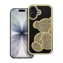 OEM TEDDY BEAR phone case for iPhone 17 gold