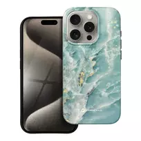 Forcell F-Protect Mirage phone case with MagSafe support for iPhone 15 Pro green