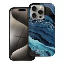 Forcell F-Protect Mirage phone case with MagSafe support for iPhone 15 Pro blue
