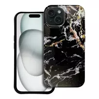 Forcell F-Protect Mirage phone case with MagSafe support for iPhone 15 Pro, black multicolor