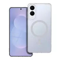 OEM Frost Mag Cover phone case with MagSafe support for Samsung Galaxy S25 Edge (S937), transparent