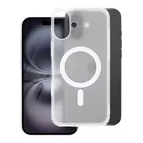 OEM FROST MAG COVER phone case with MagSafe support for iPhone 14 Pro, transparent