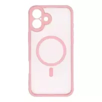 OEM FULL MATTE MAG COVER phone case with MagSafe support for iPhone 16 Plus pink