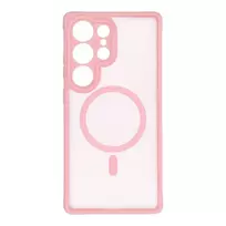 OEM Full Matte Mag phone case with MagSafe support for Samsung Galaxy S25+ (S936) pink