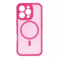 OEM FULL MATTE MAG COVER phone case with MagSafe support for iPhone 16 Pro pink