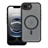 OEM FULL MATTE MAG COVER case compatible with MagSafe for IPHONE 16E (SE 4 2025) in black