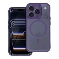 OEM FULL MATTE MAG COVER phone case with MagSafe support for iPhone 15 Pro Max purple