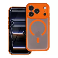 OEM FULL MATTE MAG COVER phone case with MagSafe support for iPhone 16 Pro Max orange