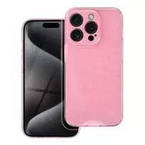 OEM Clear 2 mm Blink phone case for iPhone 15 Pro pink