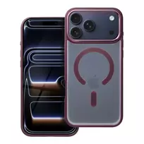 OEM Matte Mag Cover phone case with MagSafe support for iPhone 17 Pro Max, red