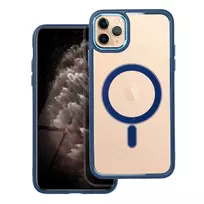 OEM Color Edge Mag phone case with MagSafe support for iPhone 11 Pro Max blue