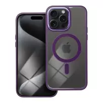 OEM Color Edge Mag phone case with MagSafe support for iPhone 15 Pro Max, purple