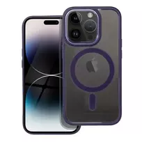 OEM Color Edge Mag phone case with MagSafe support for iPhone 14 Pro, purple