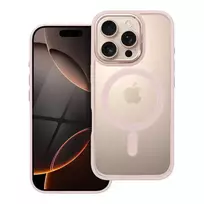 OEM Color Edge Mag phone case with MagSafe support for iPhone 16 Pro pink