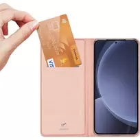 Dux Ducis Skin Pro book-style phone case for Samsung Galaxy S25+ (S936), pink