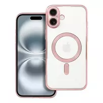 OEM Electro Mag phone case with MagSafe support for iPhone 16 Plus pink