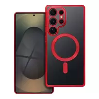 OEM Electro Mag phone case with MagSafe support for Samsung Galaxy S25 Ultra (S938) red