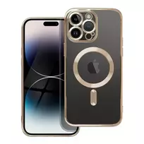 OEM Electro Mag phone case with MagSafe support for iPhone 12 Pro, gold
