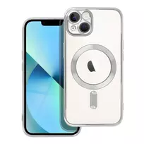 OEM Electro Mag phone case with MagSafe support for iPhone 13 silver