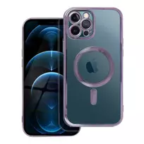 OEM Electro Mag phone case with MagSafe support for iPhone 12 Pro Max purple