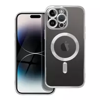 OEM Electro Mag Cover for iPhone 14 PRO MAX, compatible with MagSafe, silver