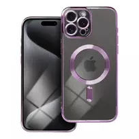 OEM Electro Mag phone case with MagSafe support for iPhone 15 Pro Max purple