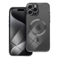OEM Electro Mag phone case with MagSafe support for iPhone 15 Pro Max, black