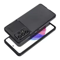 OEM Carbon Premium phone case for Samsung Galaxy A36 5G (A366) black