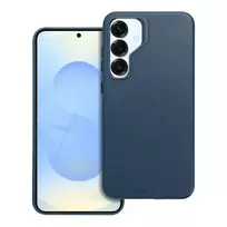 OEM LEATHER MAG COVER phone case with MagSafe support for Samsung Galaxy S25+ (S936) blue