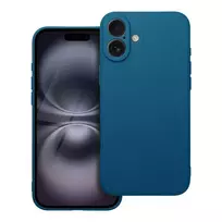 OEM Matte phone case for iPhone 16 Plus, blue