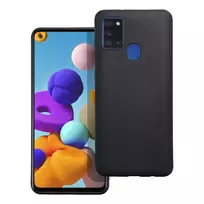 OEM MATT phone case for Samsung Galaxy A21s (A217) black