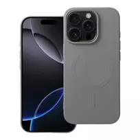 OEM Silicone Mag Cover (large cutout) phone case with MagSafe support for iPhone 16 Pro, gray