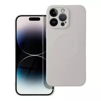 OEM Silicone Mag Cover phone case with MagSafe support for Samsung Galaxy S25 (S931) gray