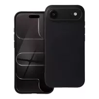 OEM Silicone Mag Cover (large cutout) phone case with MagSafe support for iPhone 17 Air, black
