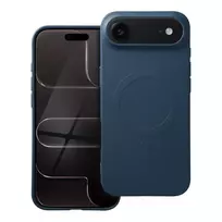 OEM Silicone Mag Cover (large cutout) phone case with MagSafe support for iPhone 17 Air, blue