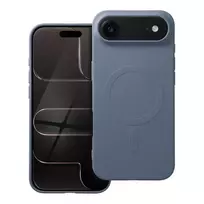 OEM Silicone Mag Cover (large cutout) phone case with MagSafe support for iPhone 17 Air, blue